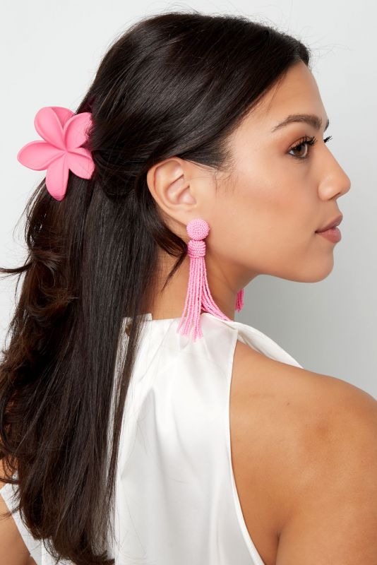 Hair Clip, HIBISCUS Matta Pink