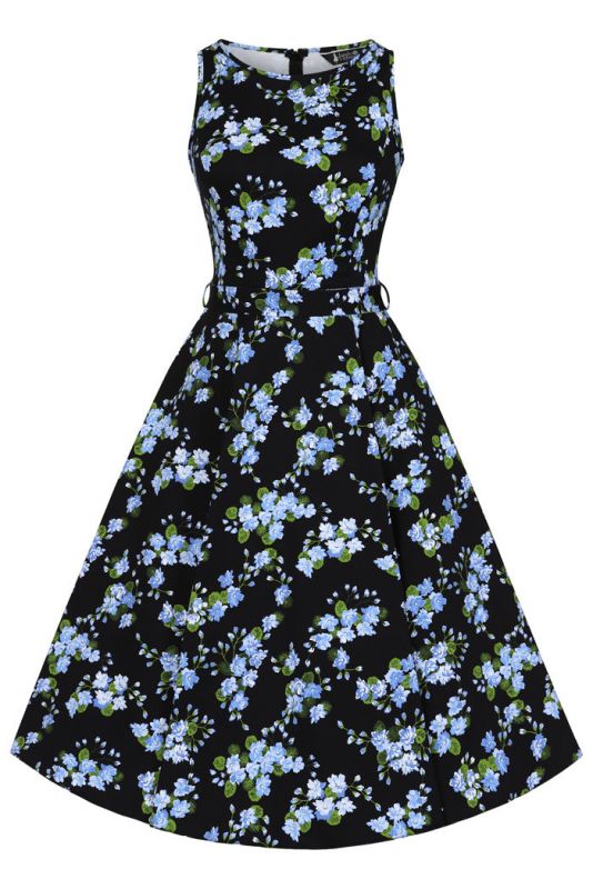 Kellomekko, HEPBURN Blue Floral