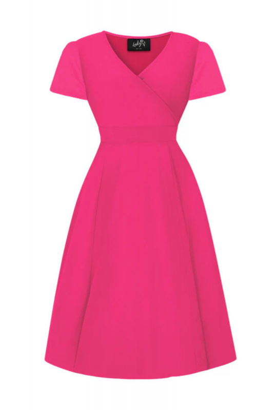 Swing Dress, LYRA Cerise