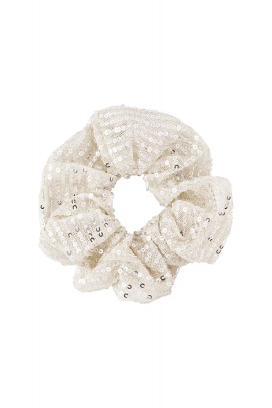 Scrunchie, SEQUIN Cream