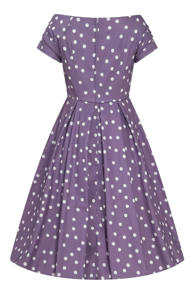 Kellomekko, LILY 50s Lilac Polkadot