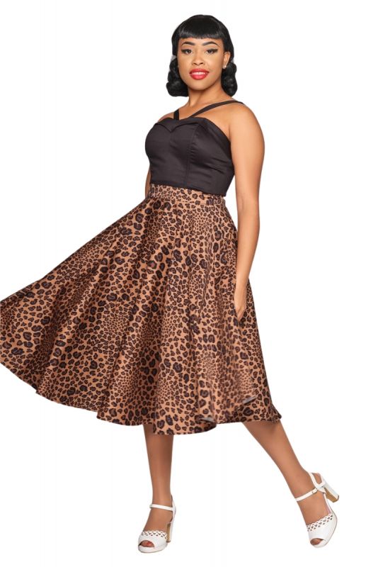 Swing Skirt, MILLA Leopard