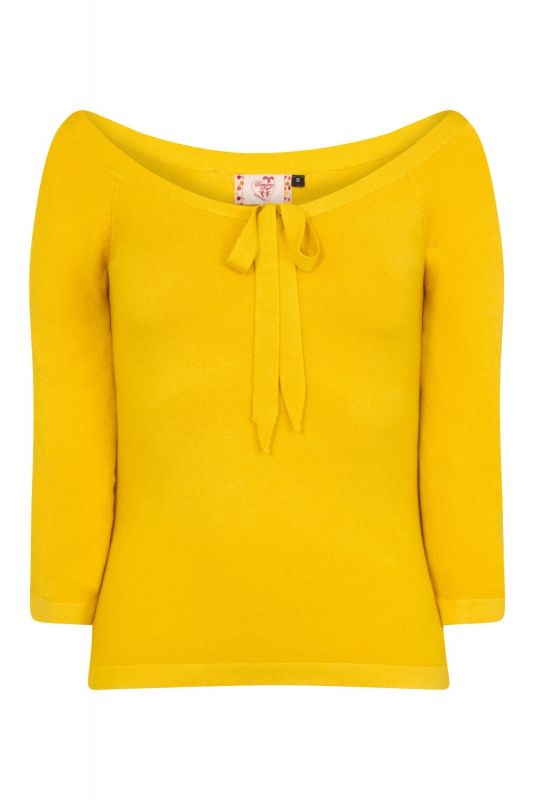 Knitted Top, PRETTY ILLUSION Mustard (1281)