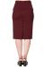 Pencil Skirt, TORI Burgundy (241)