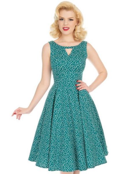 Swing Dress, LA ROSA DOTTY (4299)