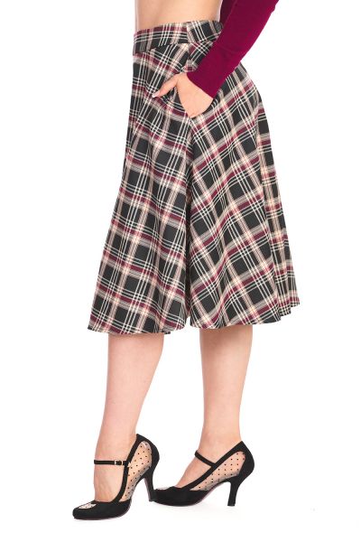 Swing Skirt, DREAMING Check (25385)