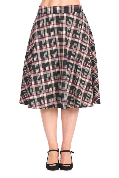 Swing Skirt, DREAMING Check (25385)