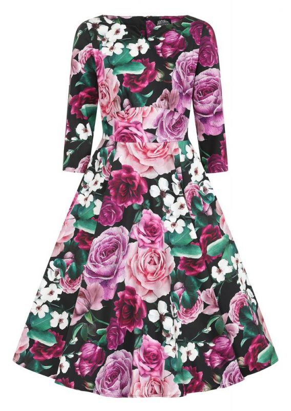 Swing Dress, HR SYDNEY FLORAL (496)