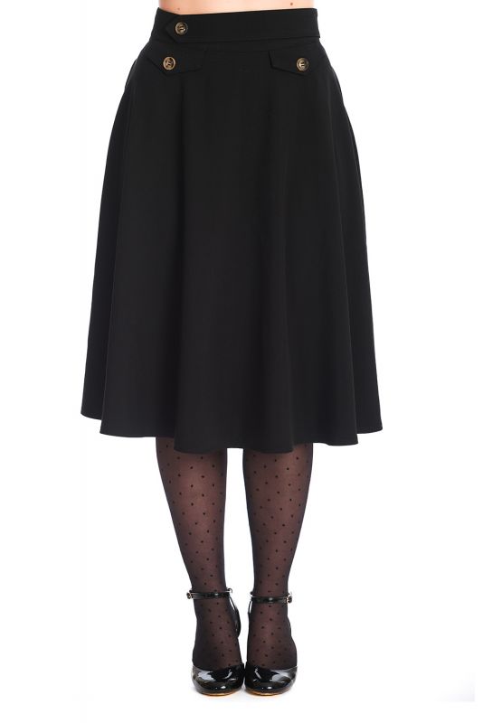 Swing Skirt, BOOK CLUB Black (25515)