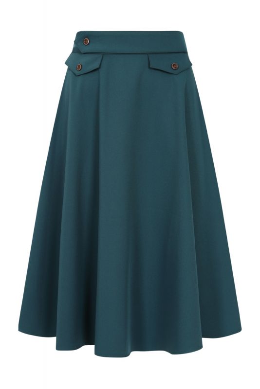 Swing Skirt, BOOK CLUB Teal (25515)