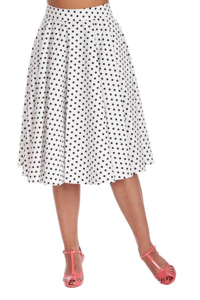 Swing Skirt, DOTTY White (25567) 