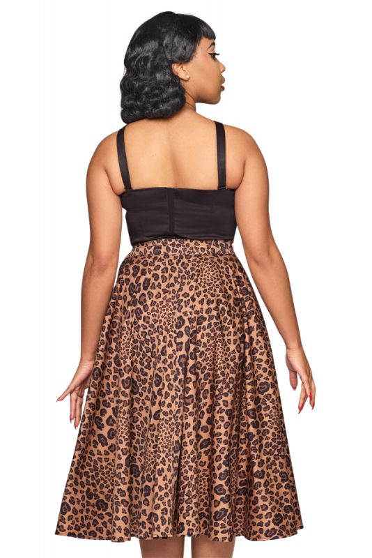 Swing Skirt, MILLA Leopard