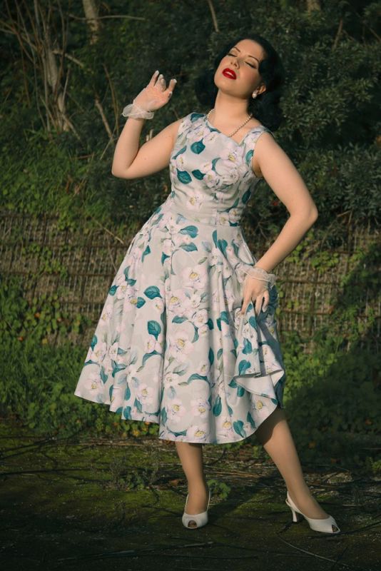 Swing Dress, REY FLORAL (715)