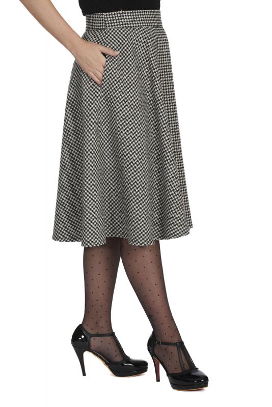 Swing Skirt, FLORENCE Houndstooth (25615)