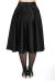 Swing Skirt, HAZEL Satin Black (25617)