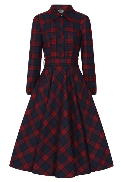 Swing Dress, HR KIM TARTAN (4943)