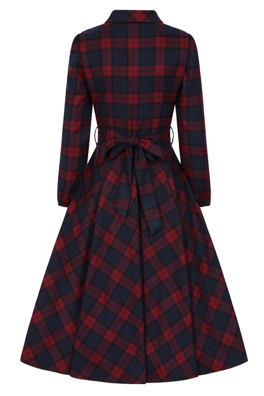 Swing Dress, HR KIM TARTAN (4943)