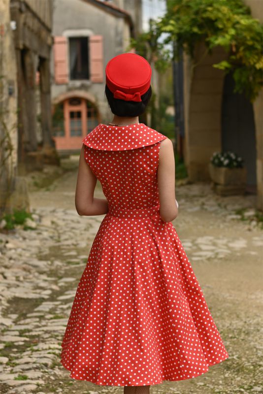 Swing Dress, HANNAH POLKA (778)