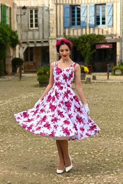 Swing Dress, PINK ROSACEAE (9975) 