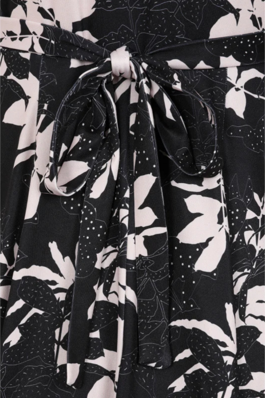 Swing Dress, LYRA Monochrome Floral