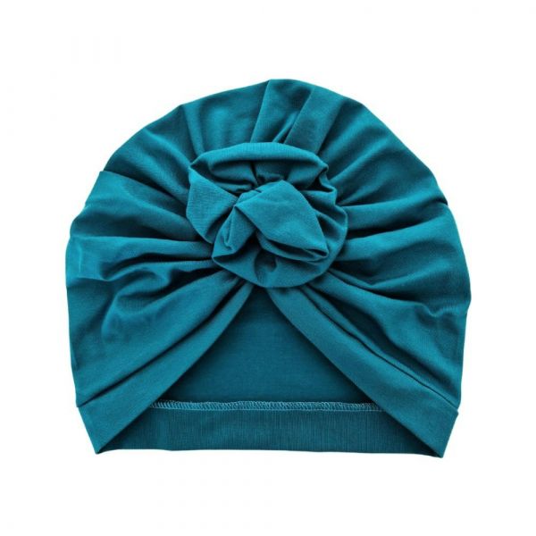 Turban Hat, ROSETTE Teal