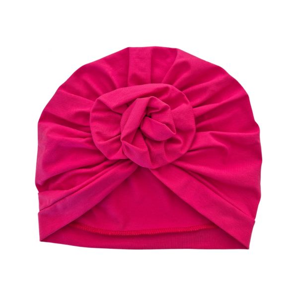 Turban Hat, ROSETTE Pink