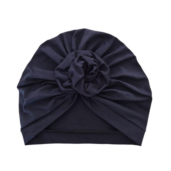 Turban Hat, ROSETTE Navy