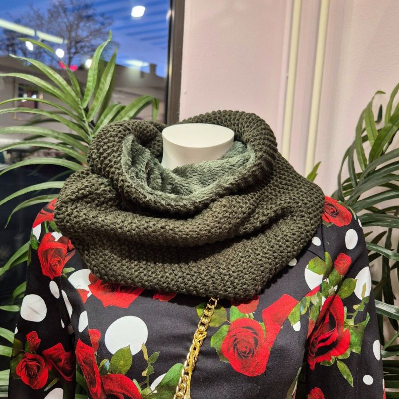 Scarf, INFINITY Olive