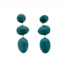 Earrings, STONES Green