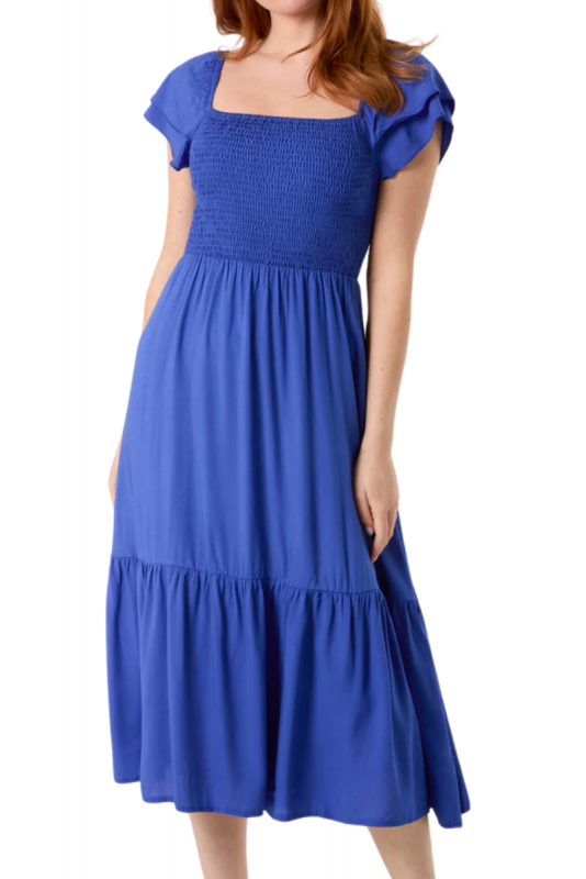 Dress, SHIRLEY Electric Blue