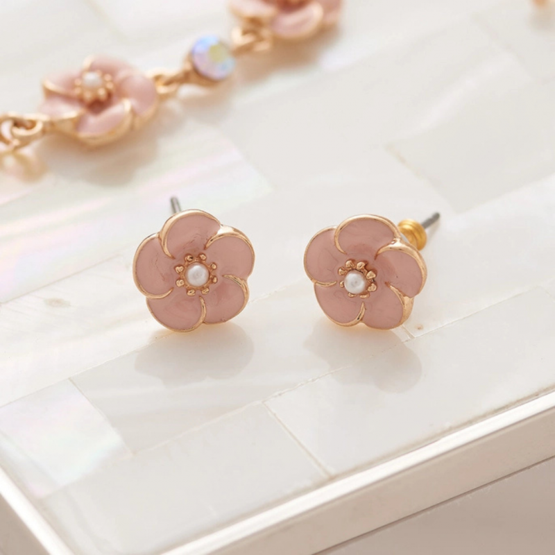 Earrings, ROSE Pink