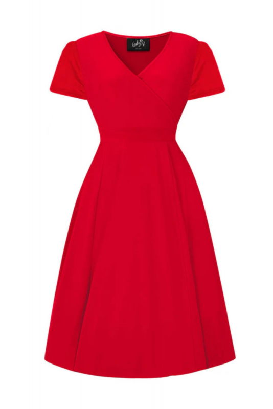 Swing Dress, LYRA Red