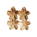 Earrings, GOLDIE Double Flower