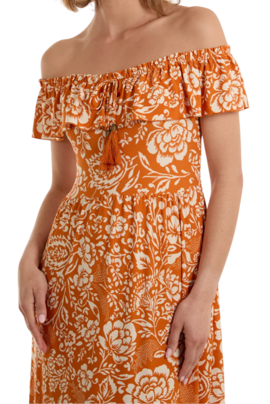 Mekko, BARDOT Retro Floral Orange