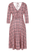 Dress, ARABELLA Pink Houndstooth