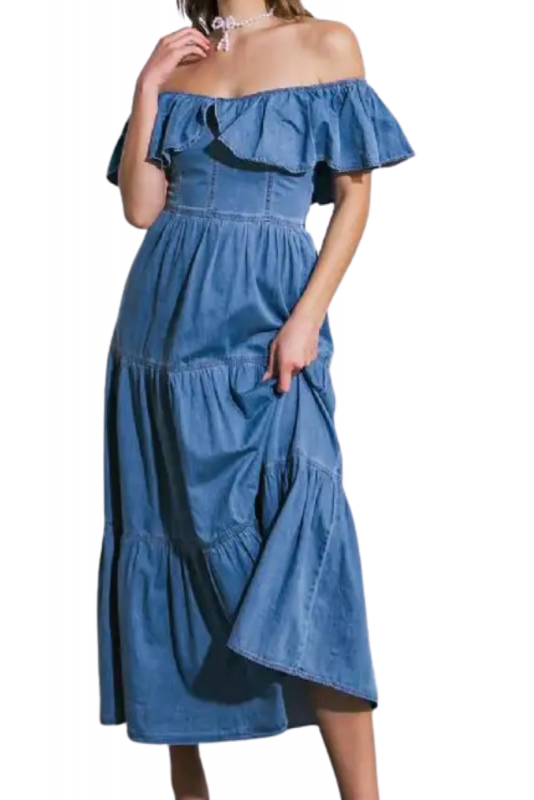 Maxi Dress, FRILLA Denim