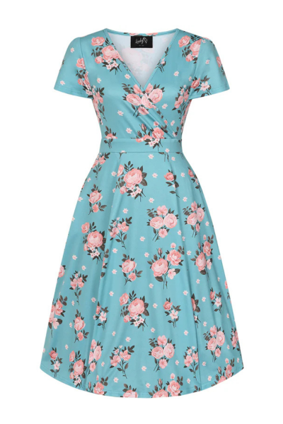 Swing Dress, LYRA Powder Pink Rose