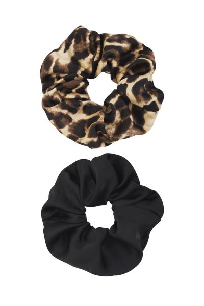 Scrunchie set, WILD Leo/Black