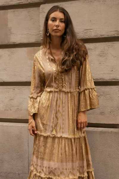 Maxi Dress, QUEEN Gold