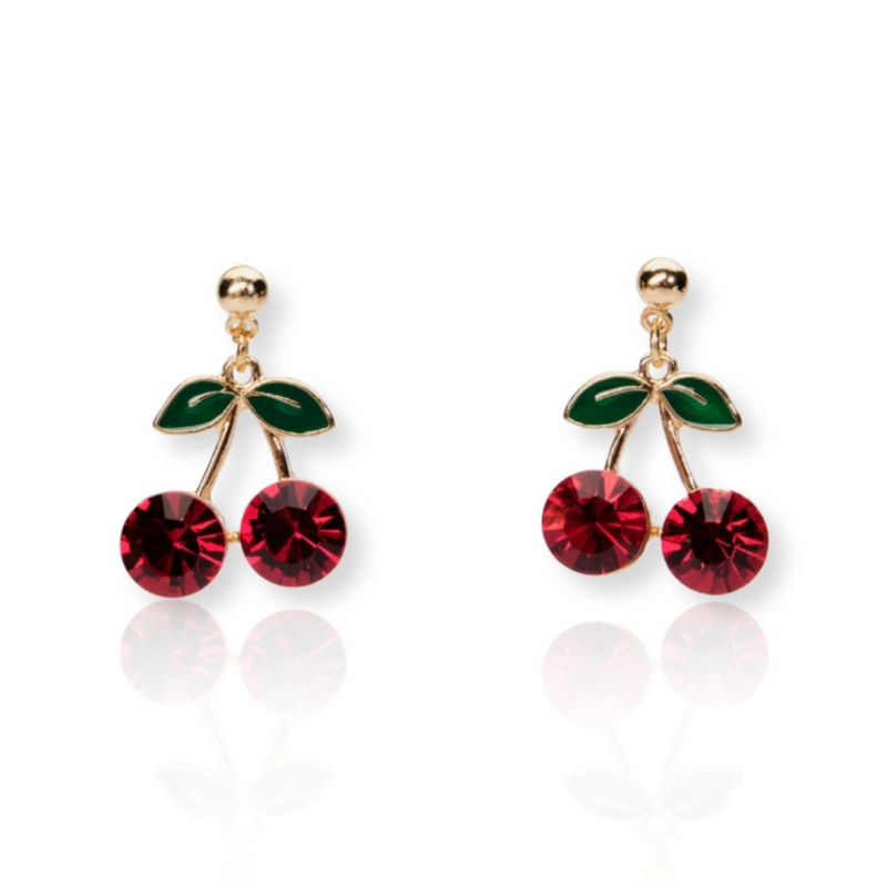 Earrings, CHERRY