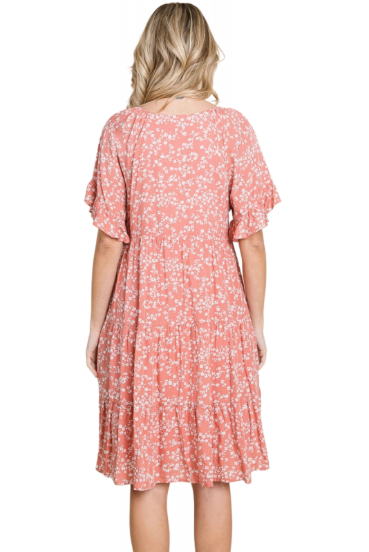 Mekko, SUMMER ROMANCE Ditsy Coral