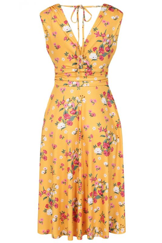 Dress, ARABELLA Mustard Floral