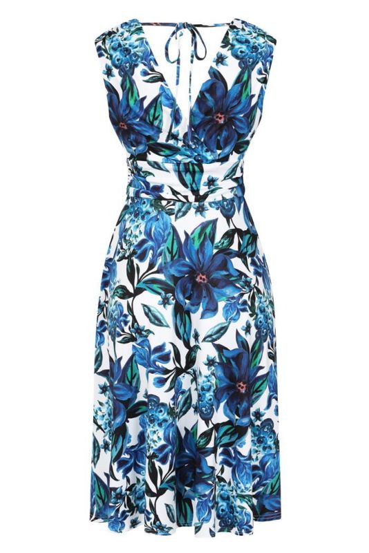 Dress, ARABELLA Painted Blue Floral