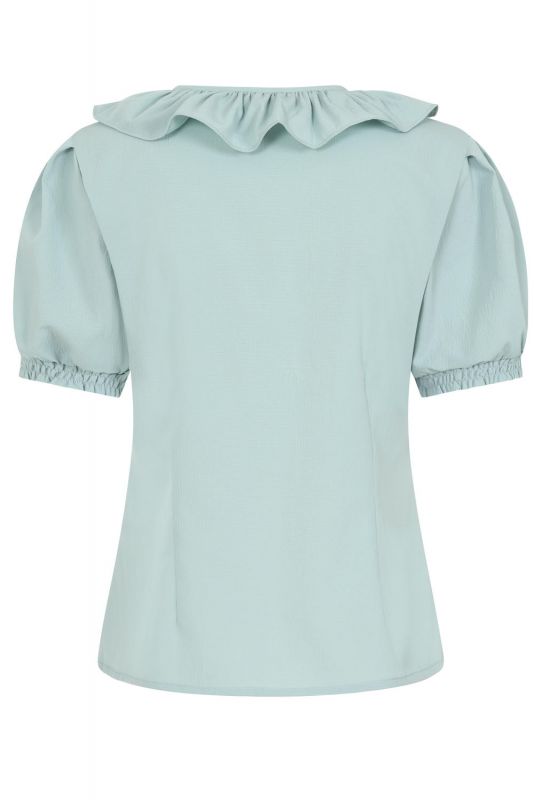 Blouse, FRILLY Light Blue (14227)