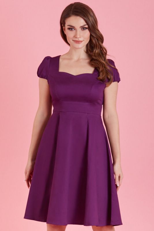 Swing Dress, CLAUDIA Purple (1695)