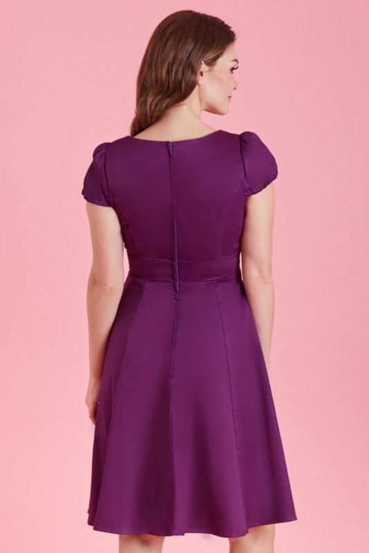 Swing Dress, CLAUDIA Purple (1695)