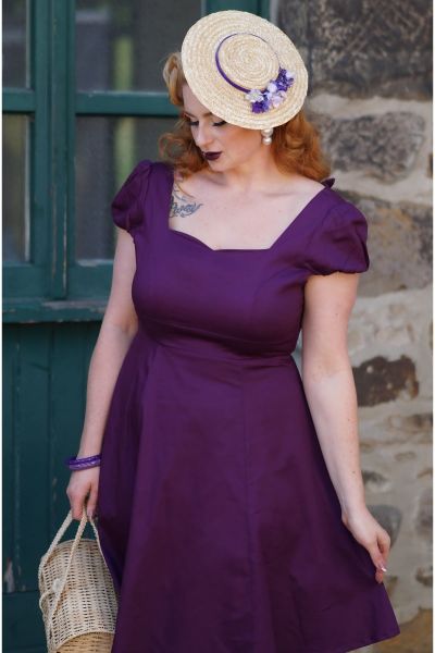 Swing Dress, CLAUDIA Purple (1695)