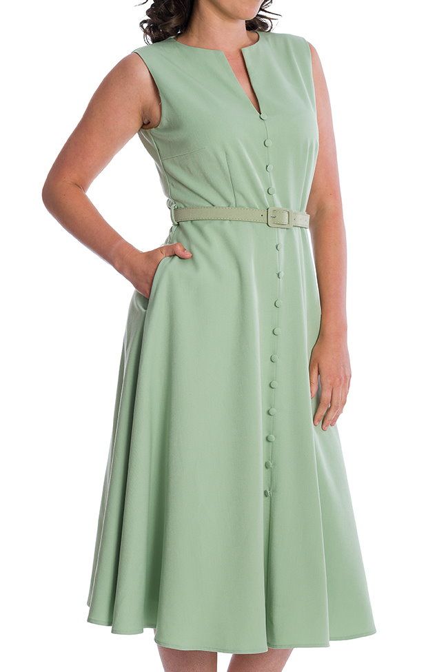 green dressy dress