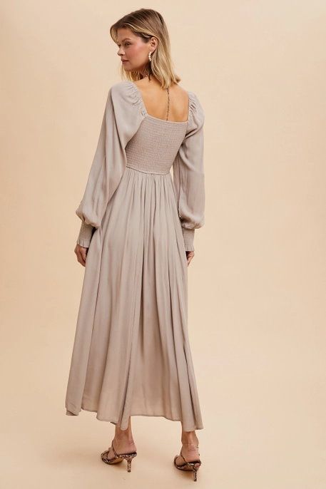 Dress, LADY AMELIA Taupe