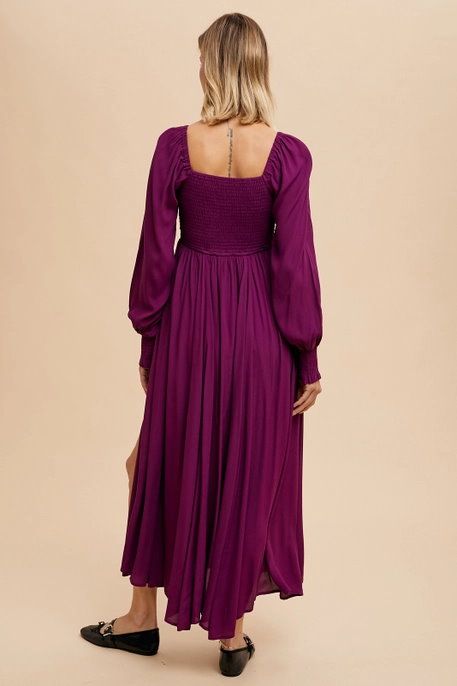 Dress, LADY AMELIA Midnight Plum